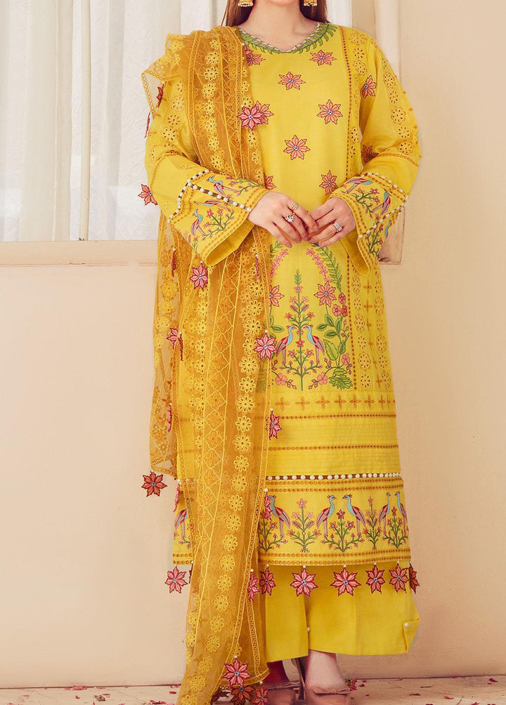 Mah-Pari By Surmai Embroidered Lawn Suits Unstitched 3 Piece SUR21M 08 Rawayat - Summer Collection