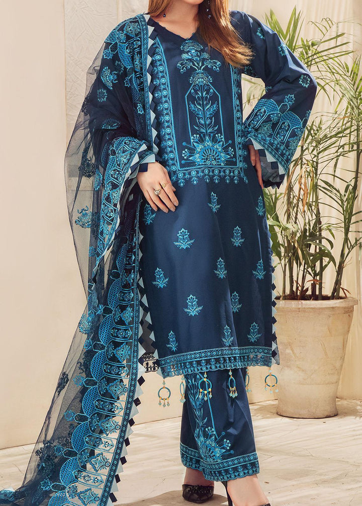 Mah-Pari By Surmai Embroidered Lawn Suits Unstitched 3 Piece SUR21M 09 Mah Jabeen - Summer Collection