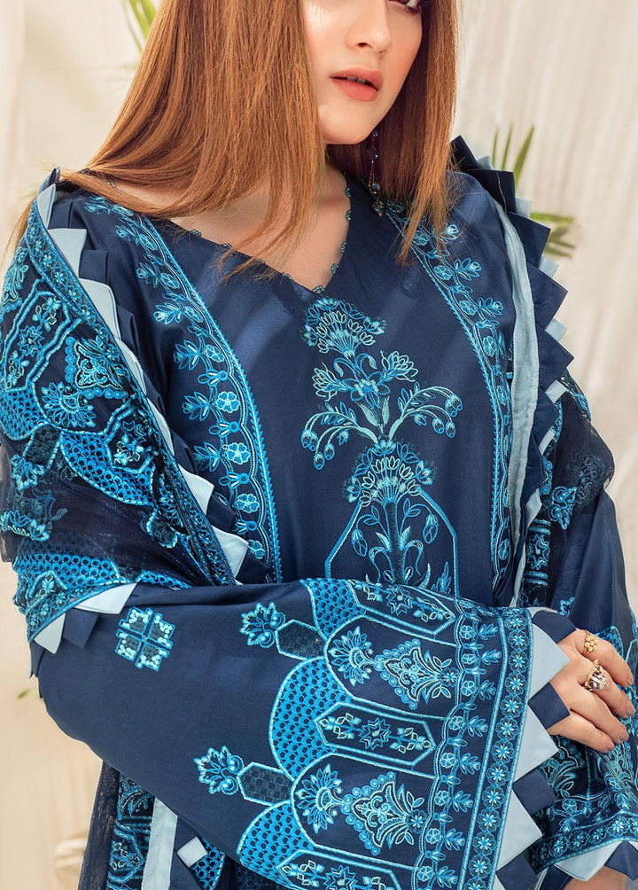 Mah-Pari By Surmai Embroidered Lawn Suits Unstitched 3 Piece SUR21M 09 Mah Jabeen - Summer Collection
