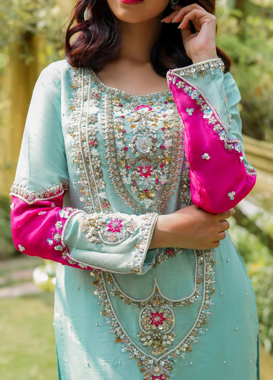 Maham Sultan Pret Embroidered 3 Piece Suit Afreen