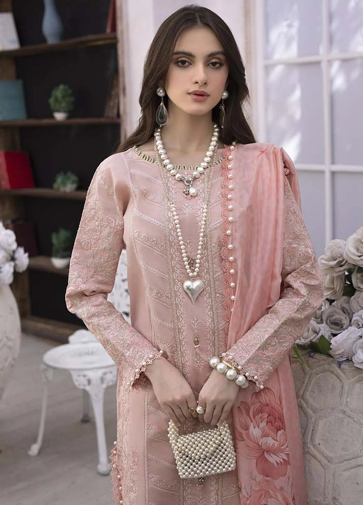 Maham Sultan Pret Embroidered Lawn 3 Piece Suit Janan