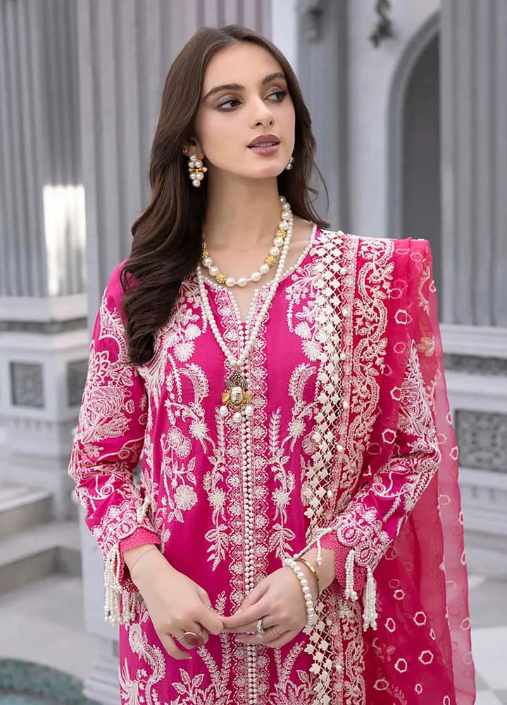 Maham Sultan Pret Embroidered Lawn 3 Piece Suit Mahpari