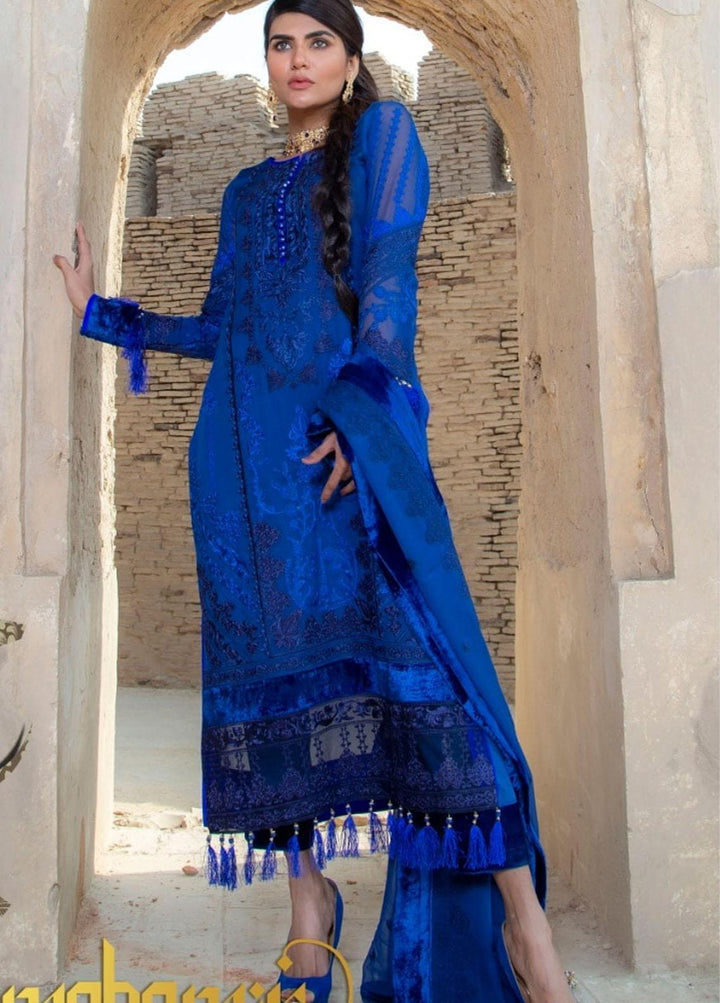 Mahamir by Tajnoor Embroidered Lawn Suits Unstitched 3 Piece TN21M D-02 - Spring / Summer Collection