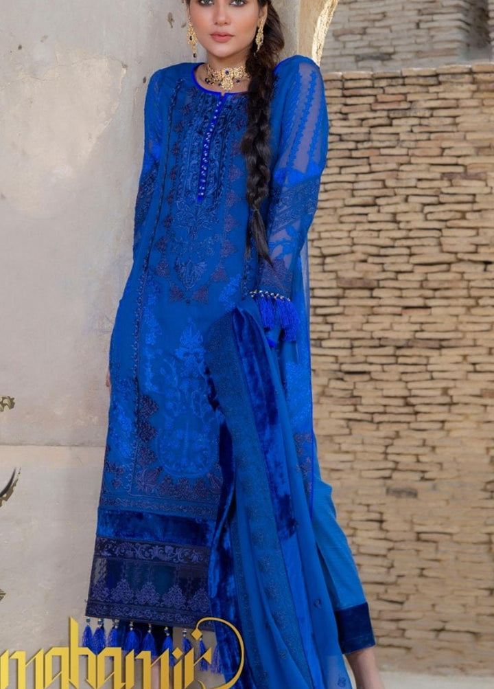 Mahamir by Tajnoor Embroidered Lawn Suits Unstitched 3 Piece TN21M D-02 - Spring / Summer Collection