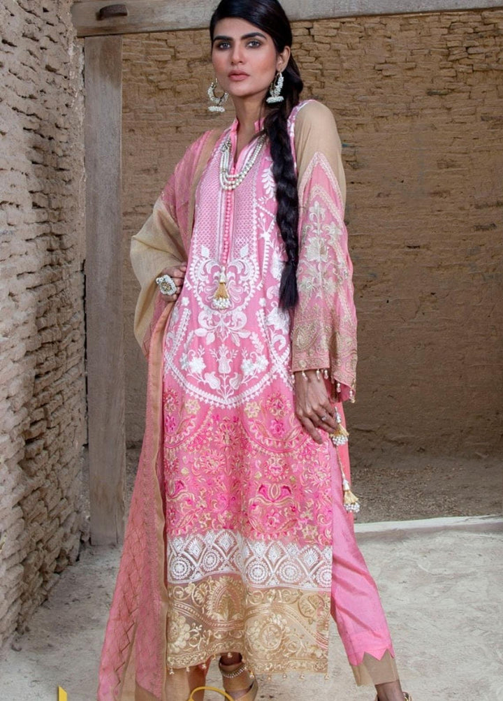 Mahamir by Tajnoor Embroidered Lawn Suits Unstitched 3 Piece TN21M D-04 - Spring / Summer Collection