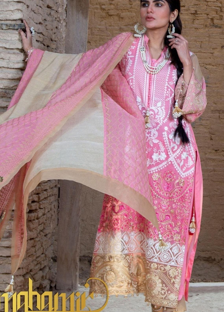 Mahamir by Tajnoor Embroidered Lawn Suits Unstitched 3 Piece TN21M D-04 - Spring / Summer Collection