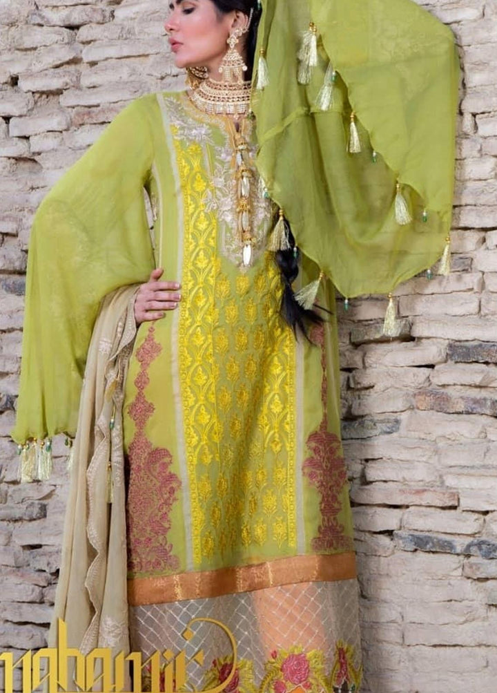 Mahamir by Tajnoor Embroidered Lawn Suits Unstitched 3 Piece TN21M D-05 - Spring / Summer Collection
