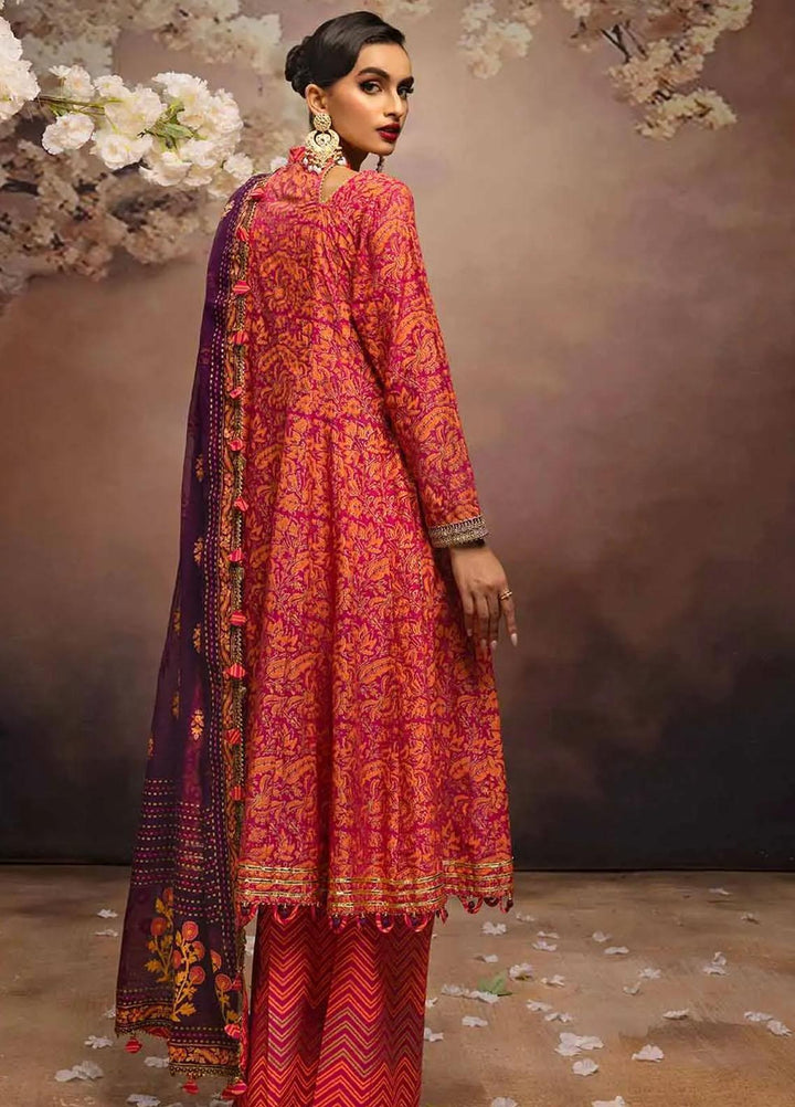 Maharani Muse By Gul Ahmed Embroidered Lawn Suits Unstitched 3 Piece GA23MM CN-32024 - Festive Collection