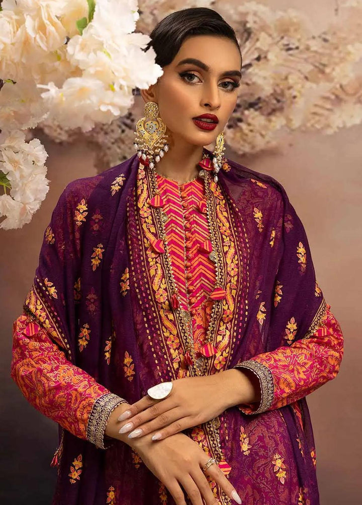 Maharani Muse By Gul Ahmed Embroidered Lawn Suits Unstitched 3 Piece GA23MM CN-32024 - Festive Collection