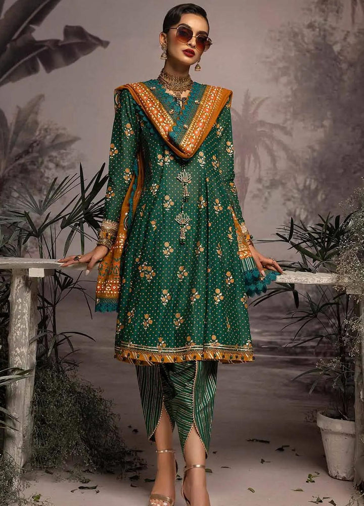 Maharani Muse By Gul Ahmed Embroidered Lawn Suits Unstitched 3 Piece GA23MM CN-32025 - Festive Collection