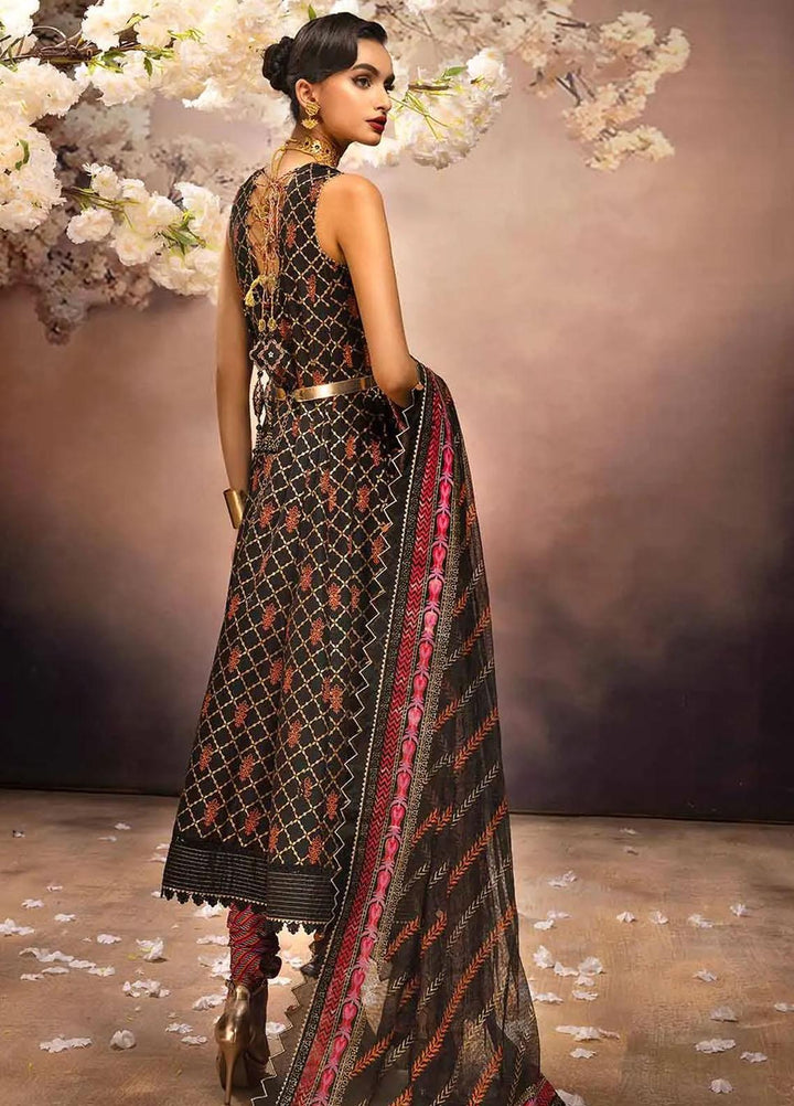 Maharani Muse By Gul Ahmed Embroidered Lawn Suits Unstitched 3 Piece GA23MM CN-32027 - Festive Collection