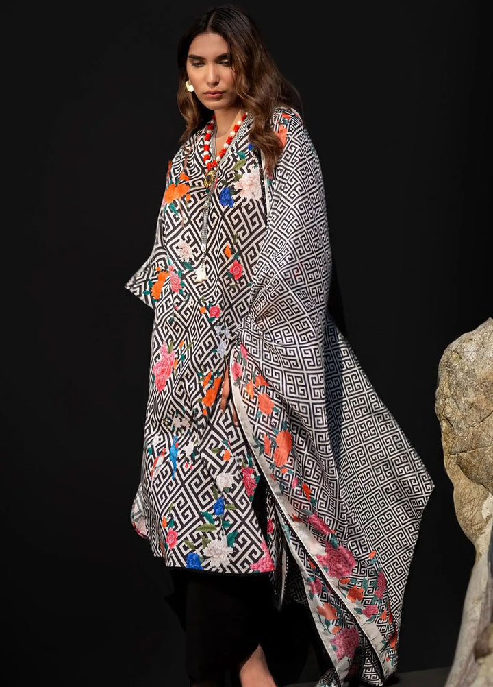 Mahay by Sana Safinaz Embroidered Lawn Suits Unstitched 2 Piece SS24MH 13A - Spring Summer Collection