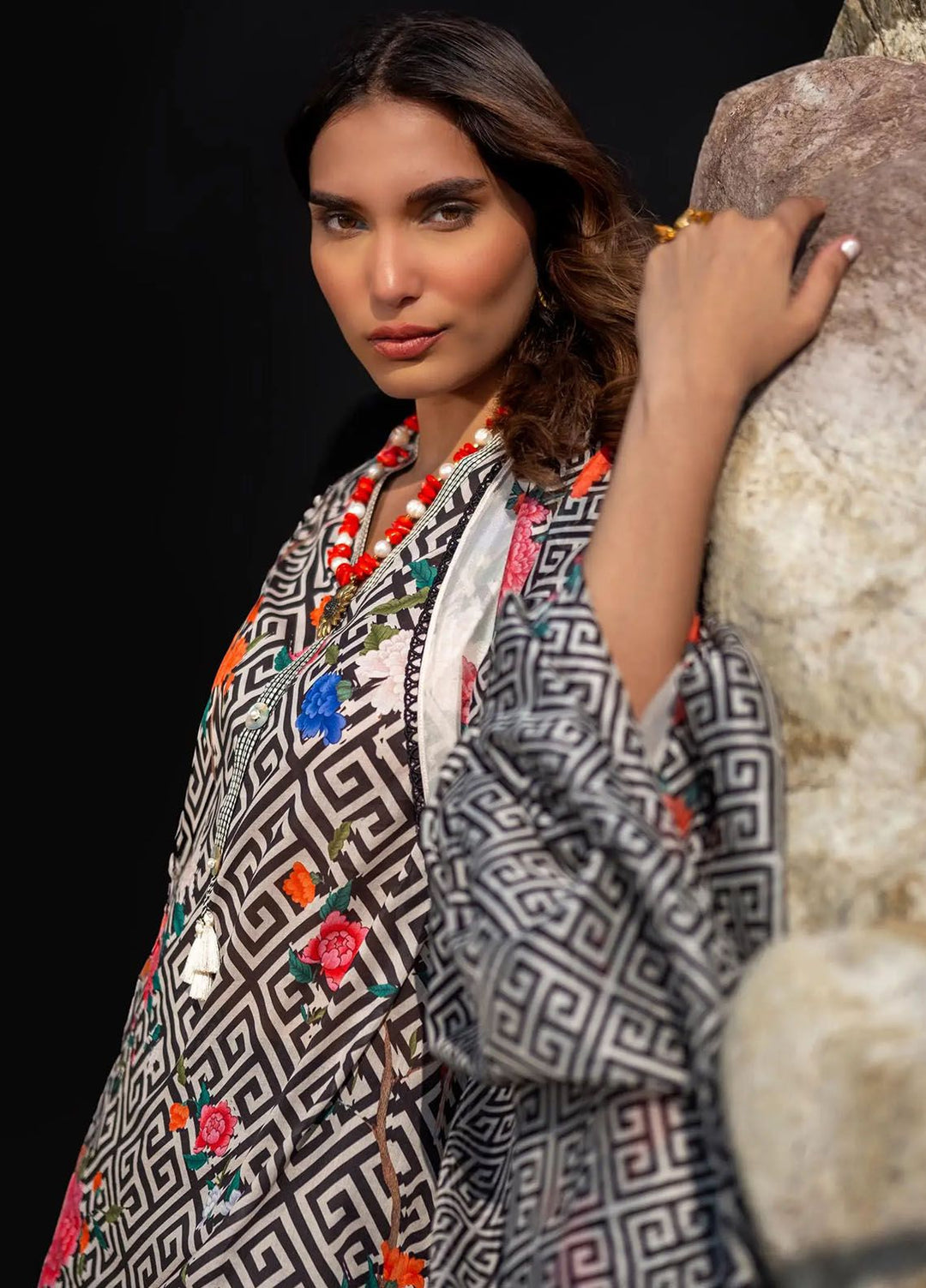 Mahay by Sana Safinaz Embroidered Lawn Suits Unstitched 2 Piece SS24MH 13A - Spring Summer Collection