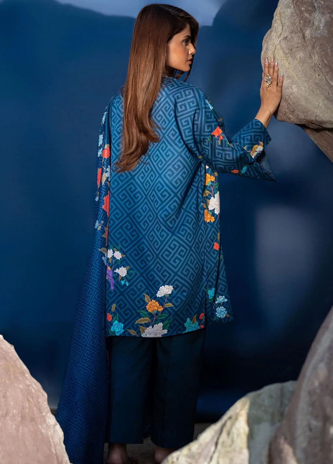 Mahay by Sana Safinaz Embroidered Lawn Suits Unstitched 2 Piece SS24MH 13B - Spring Summer Collection