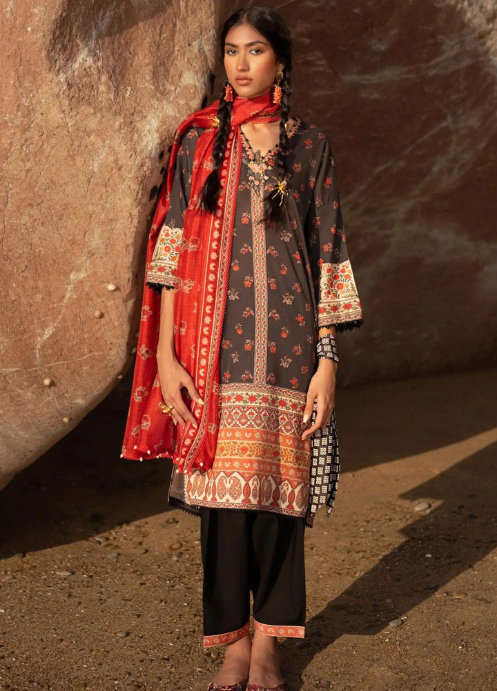 Mahay by Sana Safinaz Embroidered Lawn Suits Unstitched 2 Piece SS24MH 17A - Spring Summer Collection