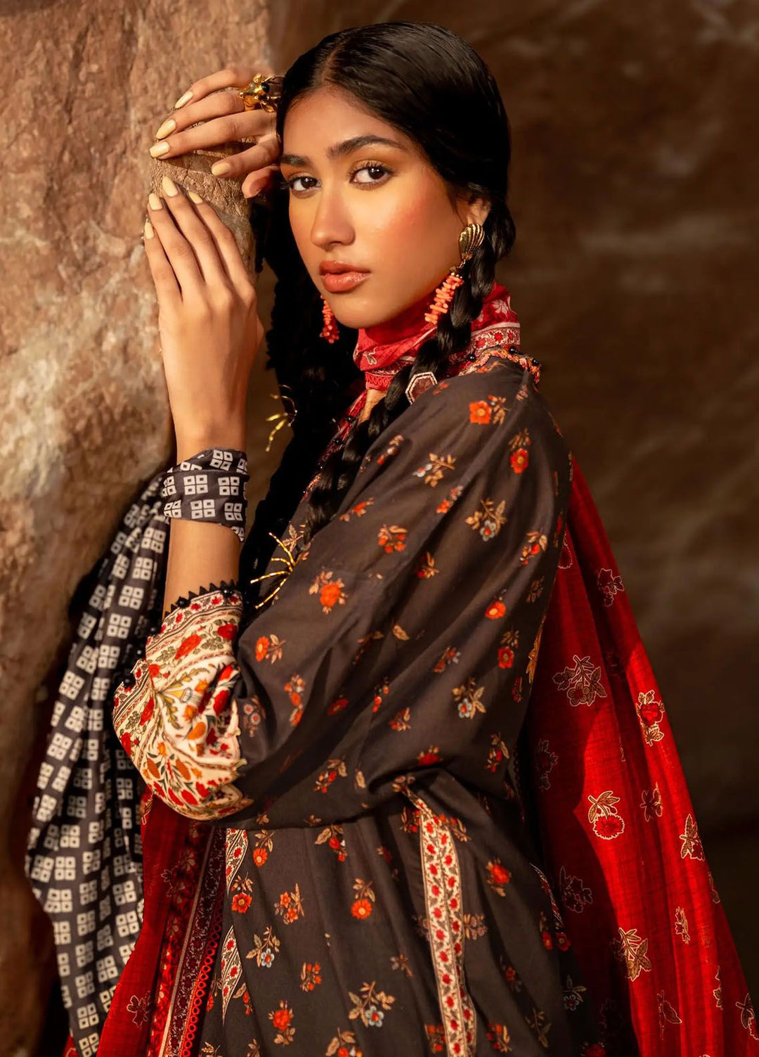 Mahay by Sana Safinaz Embroidered Lawn Suits Unstitched 2 Piece SS24MH 17A - Spring Summer Collection