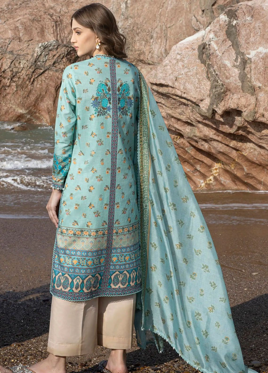 Mahay by Sana Safinaz Embroidered Lawn Suits Unstitched 2 Piece SS24MH 17B - Spring Summer Collection