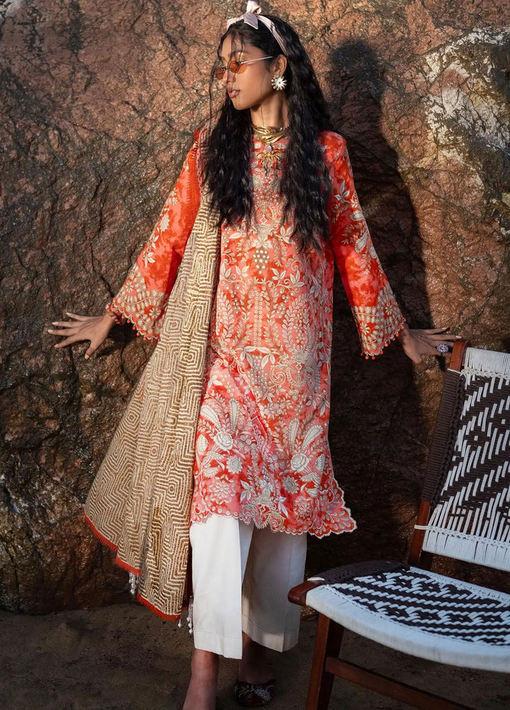 Mahay by Sana Safinaz Embroidered Lawn Suits Unstitched 2 Piece SS24MH 18A - Spring Summer Collection