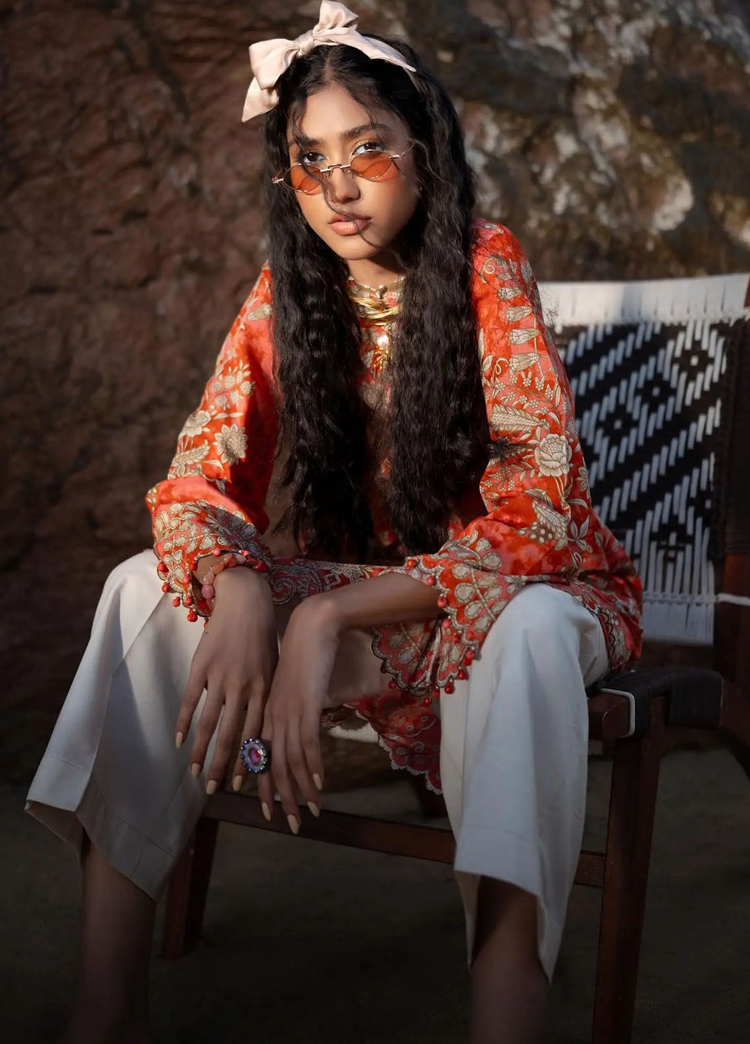 Mahay by Sana Safinaz Embroidered Lawn Suits Unstitched 2 Piece SS24MH 18A - Spring Summer Collection