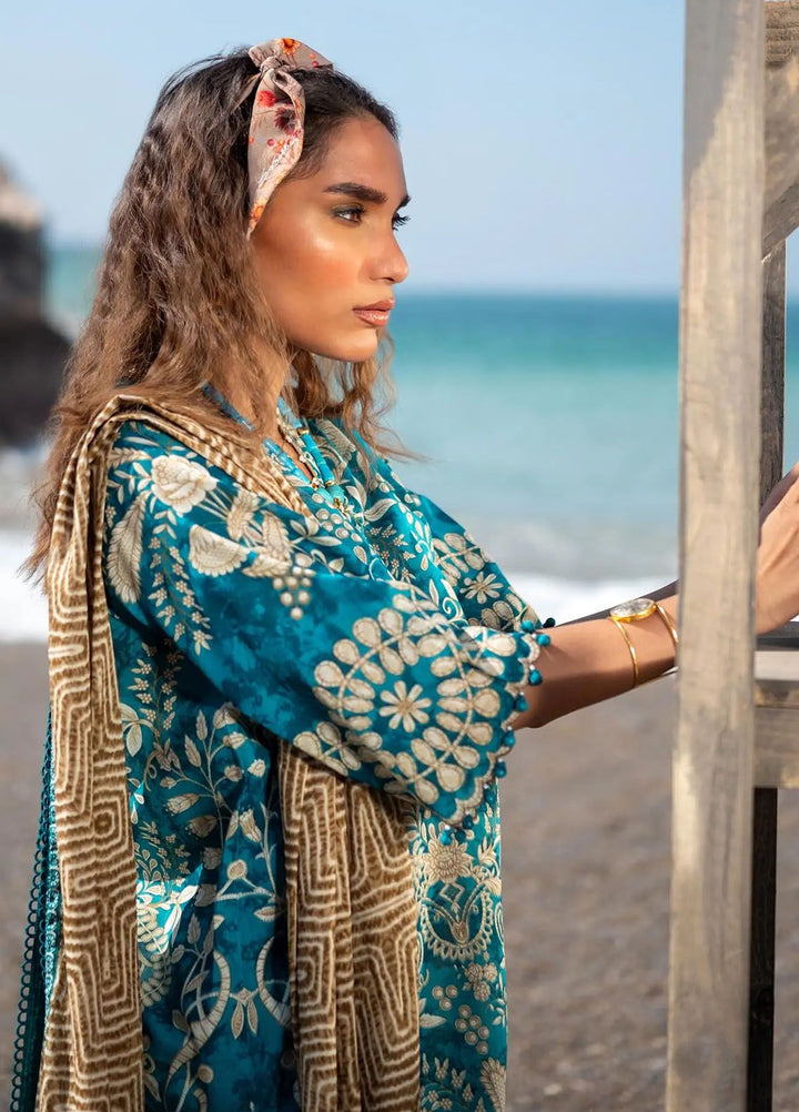 Mahay by Sana Safinaz Embroidered Lawn Suits Unstitched 2 Piece SS24MH 18B - Spring Summer Collection