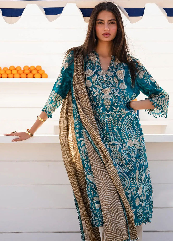 Mahay by Sana Safinaz Embroidered Lawn Suits Unstitched 2 Piece SS24MH 18B - Spring Summer Collection