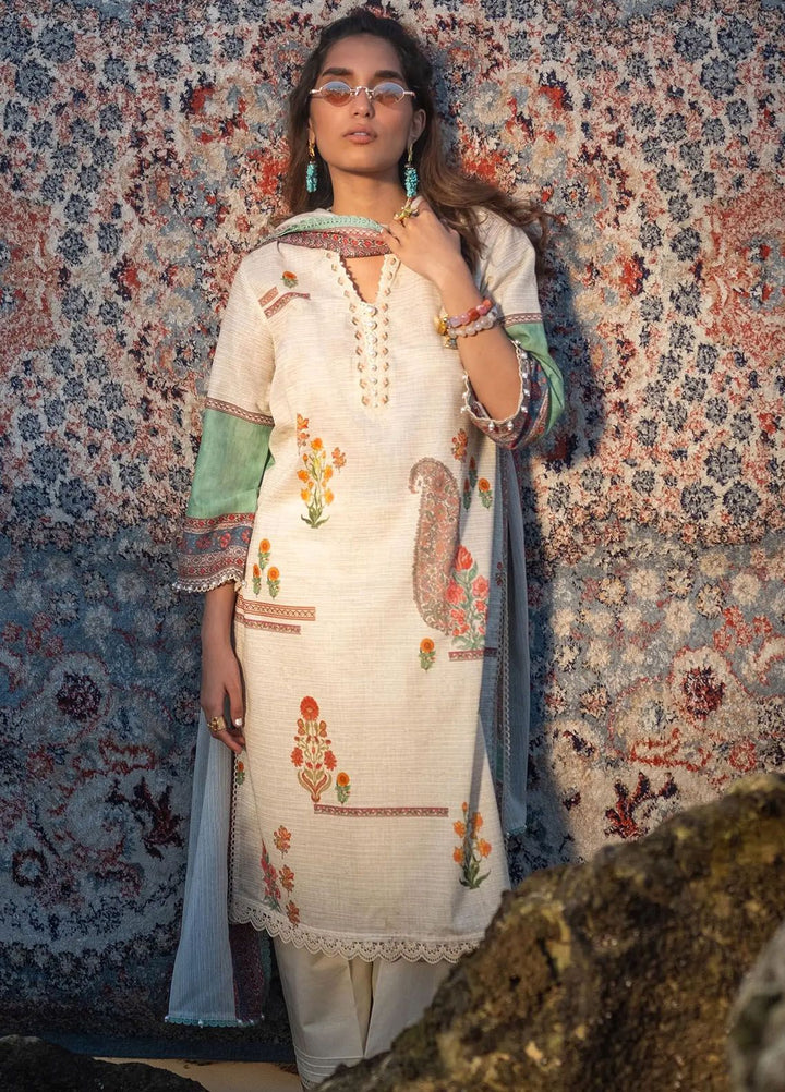 Mahay by Sana Safinaz Embroidered Lawn Suits Unstitched 2 Piece SS24MH 22A - Spring Summer Collection