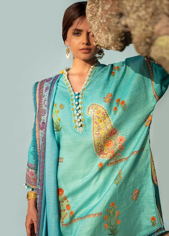 Mahay by Sana Safinaz Embroidered Lawn Suits Unstitched 2 Piece SS24MH 22B - Spring Summer Collection