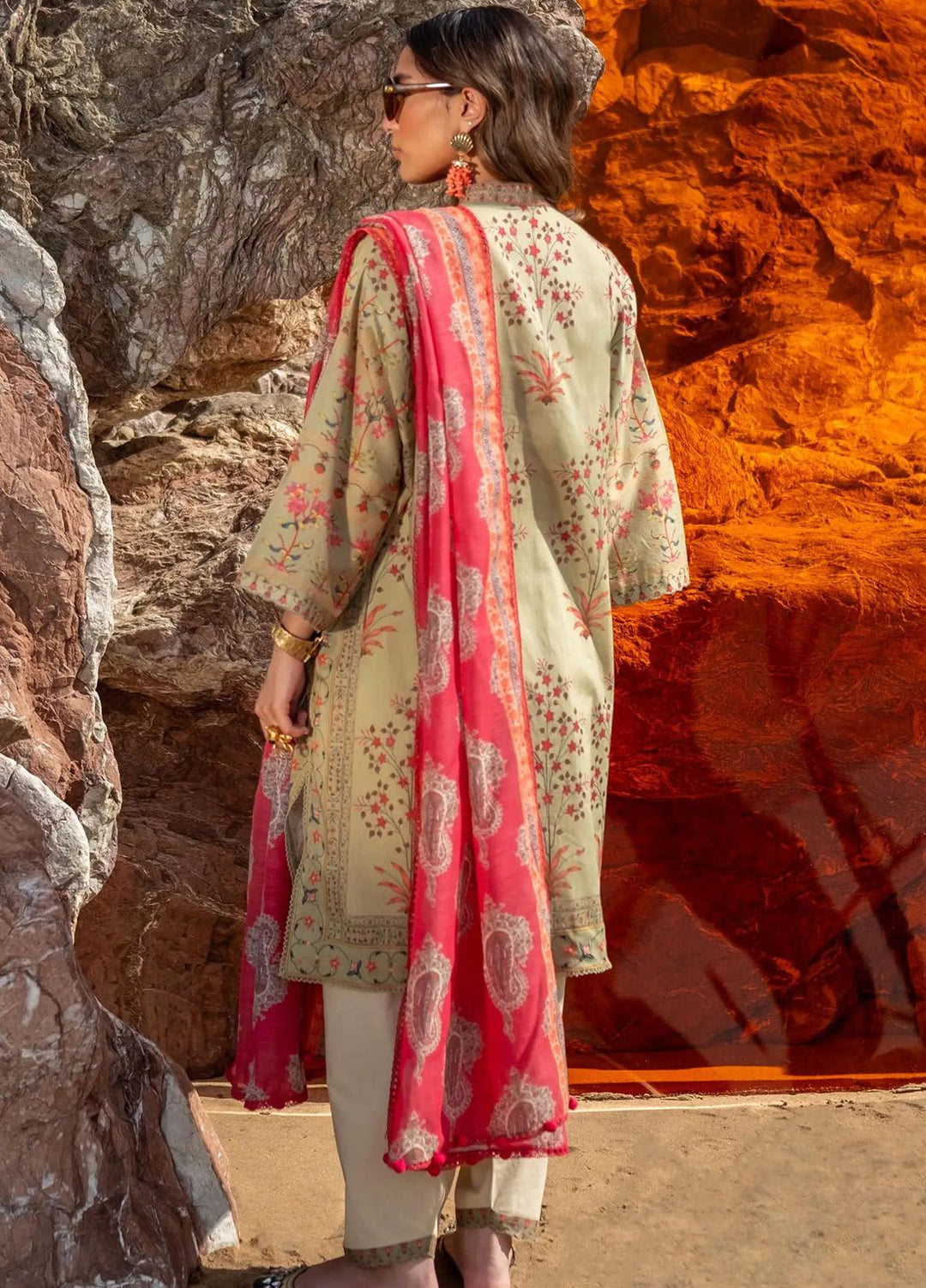 Mahay by Sana Safinaz Embroidered Lawn Suits Unstitched 2 Piece SS24MH 23B - Spring Summer Collection