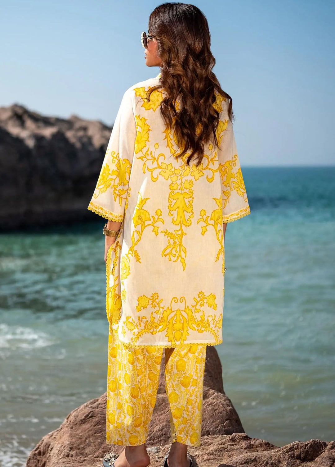 Mahay by Sana Safinaz Embroidered Lawn Suits Unstitched 2 Piece SS24MH 25A - Spring Summer Collection