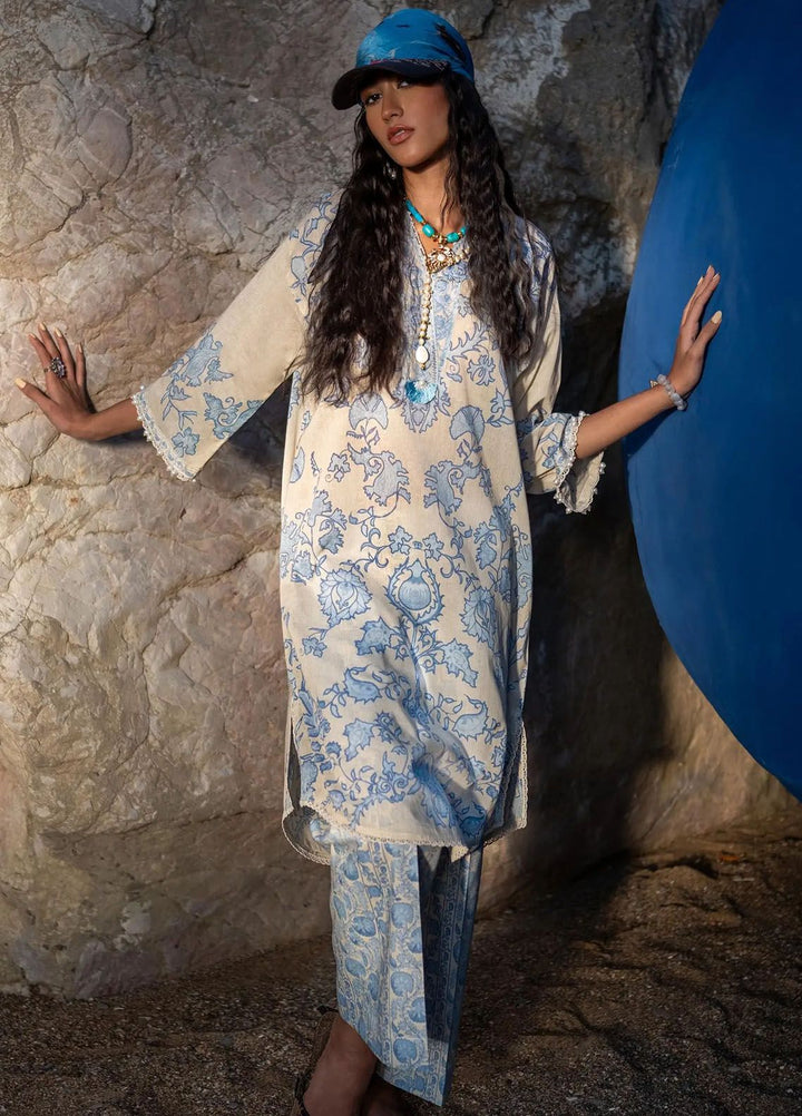 Mahay by Sana Safinaz Embroidered Lawn Suits Unstitched 2 Piece SS24MH 25B - Spring Summer Collection