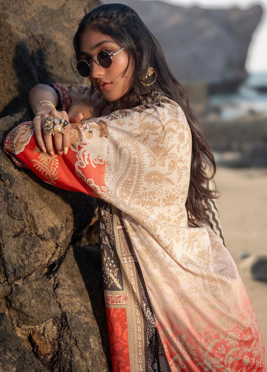 Mahay by Sana Safinaz Embroidered Lawn Suits Unstitched 2 Piece SS24MH 28A - Spring Summer Collection