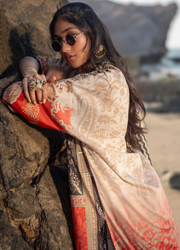 Mahay by Sana Safinaz Embroidered Lawn Suits Unstitched 2 Piece SS24MH 28A - Spring Summer Collection