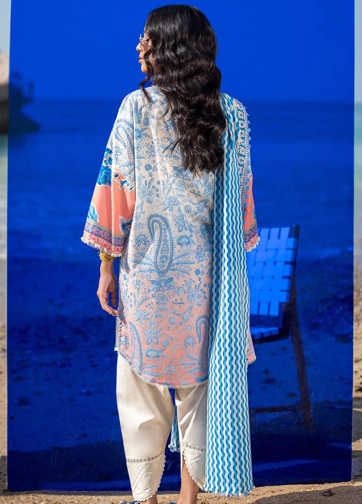 Mahay by Sana Safinaz Embroidered Lawn Suits Unstitched 2 Piece SS24MH 28B - Spring Summer Collection