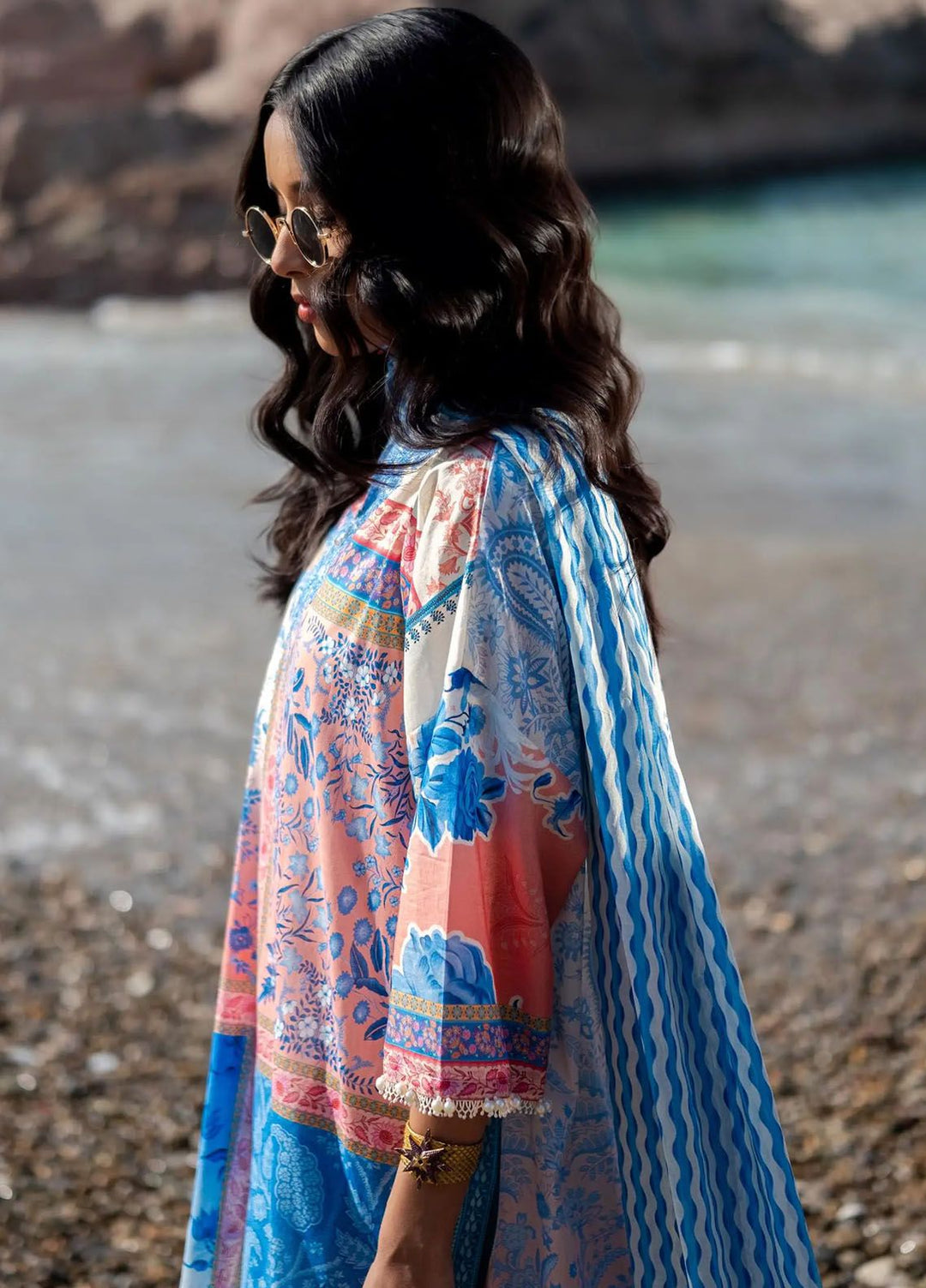 Mahay by Sana Safinaz Embroidered Lawn Suits Unstitched 2 Piece SS24MH 28B - Spring Summer Collection