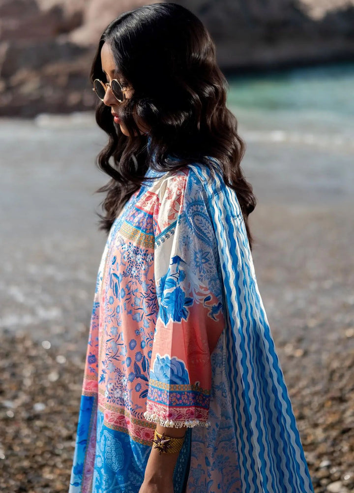 Mahay by Sana Safinaz Embroidered Lawn Suits Unstitched 2 Piece SS24MH 28B - Spring Summer Collection