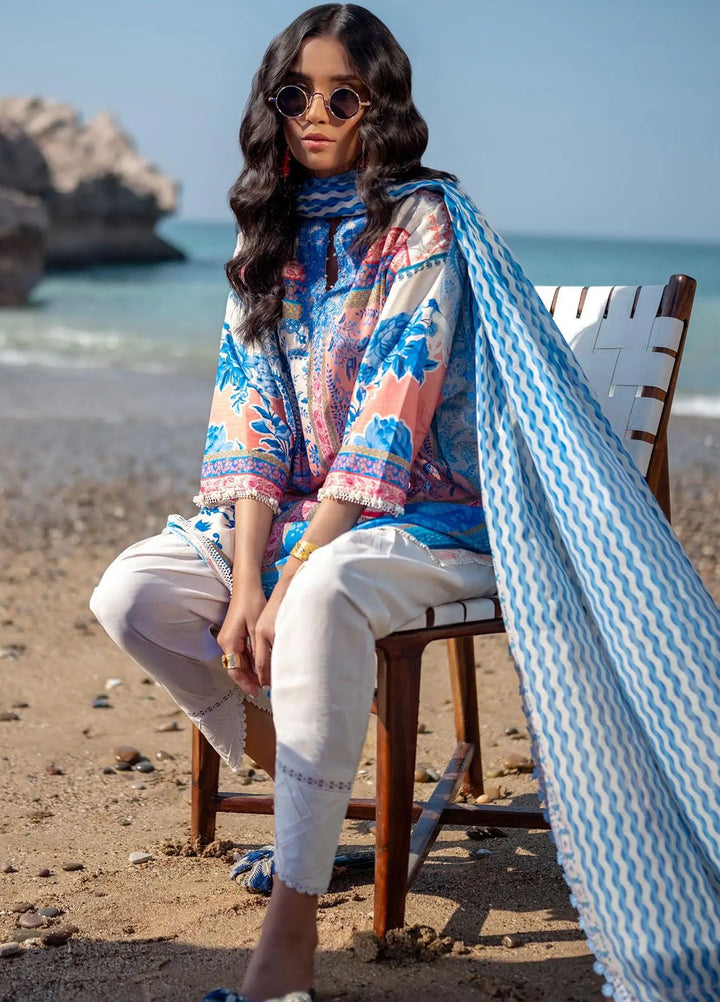 Mahay by Sana Safinaz Embroidered Lawn Suits Unstitched 2 Piece SS24MH 28B - Spring Summer Collection
