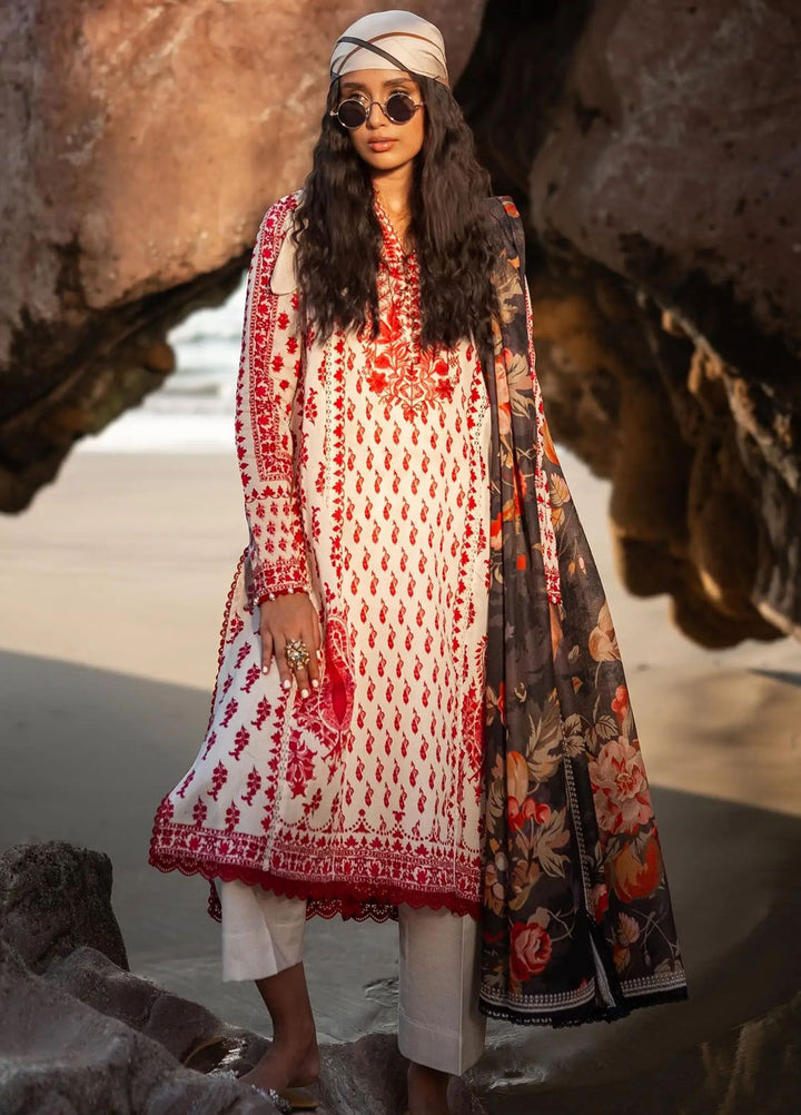 Mahay by Sana Safinaz Embroidered Lawn Suits Unstitched 2 Piece SS24MH 6B - Spring Summer Collection