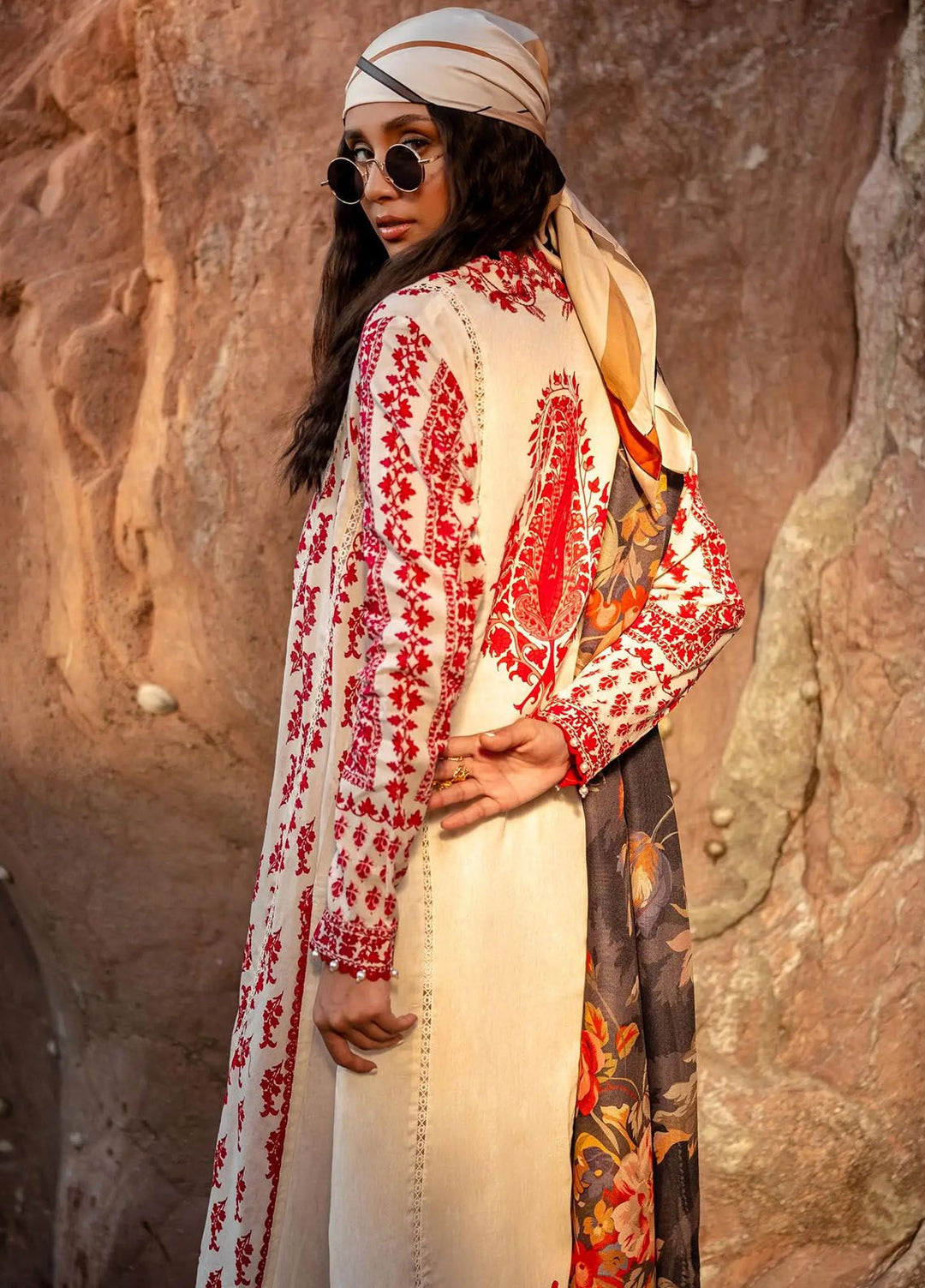 Mahay by Sana Safinaz Embroidered Lawn Suits Unstitched 2 Piece SS24MH 6B - Spring Summer Collection