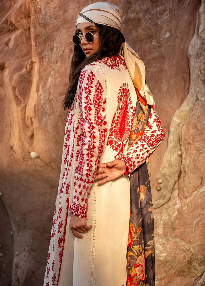 Mahay by Sana Safinaz Embroidered Lawn Suits Unstitched 2 Piece SS24MH 6B - Spring Summer Collection