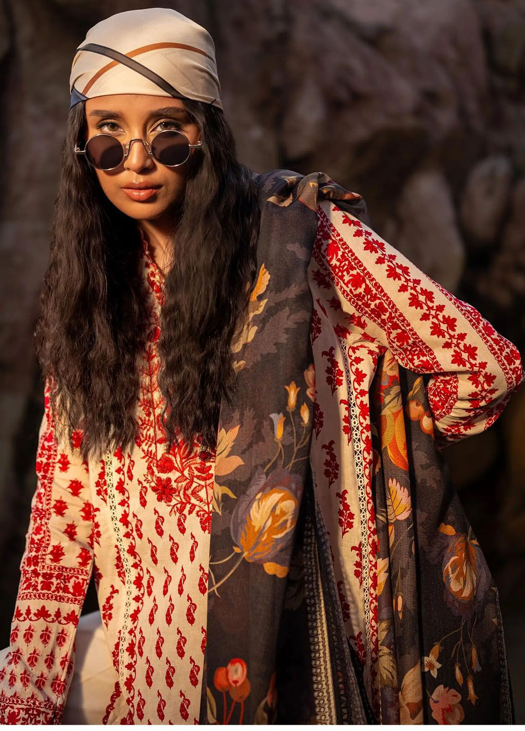 Mahay by Sana Safinaz Embroidered Lawn Suits Unstitched 2 Piece SS24MH 6B - Spring Summer Collection