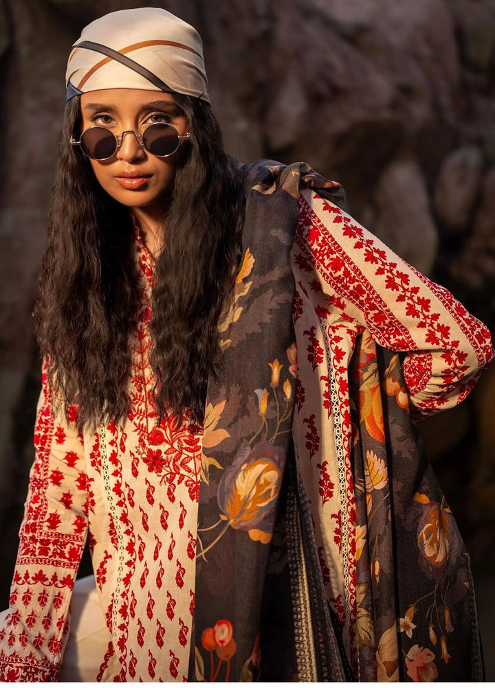 Mahay by Sana Safinaz Embroidered Lawn Suits Unstitched 2 Piece SS24MH 6B - Spring Summer Collection