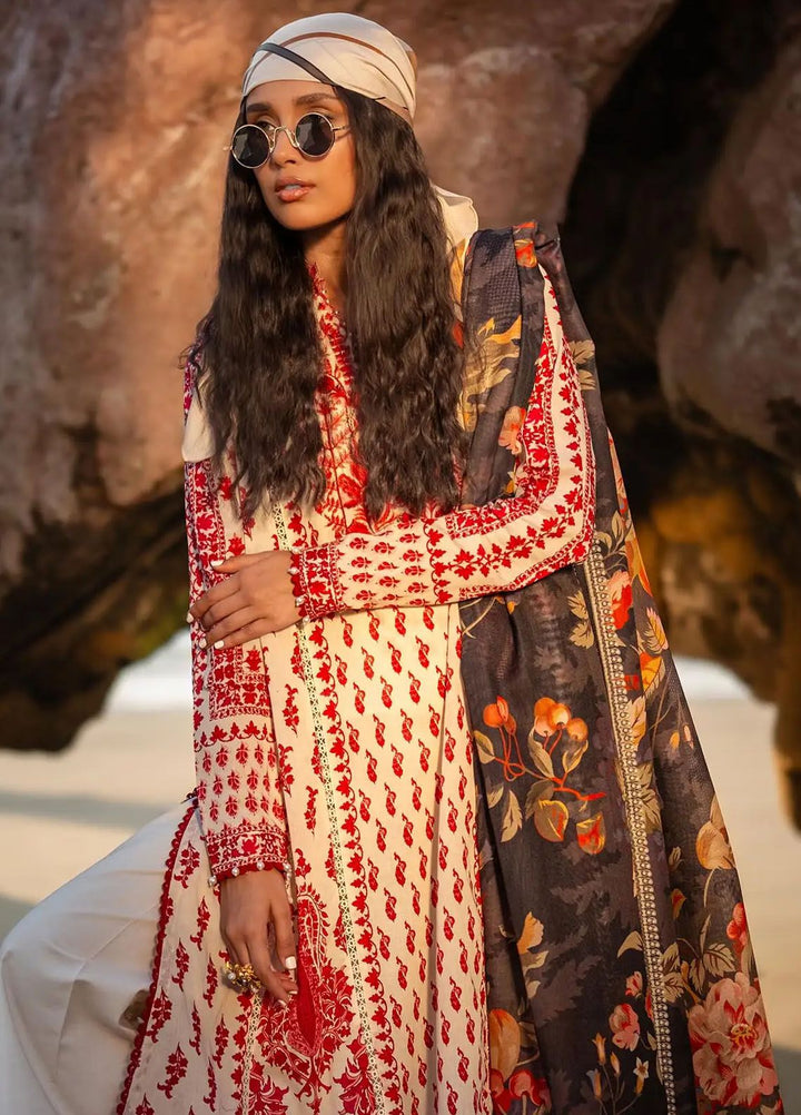 Mahay by Sana Safinaz Embroidered Lawn Suits Unstitched 2 Piece SS24MH 6B - Spring Summer Collection