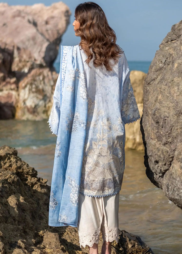 Mahay by Sana Safinaz Embroidered Lawn Suits Unstitched 2 Piece SS24MH 9A - Spring Summer Collection