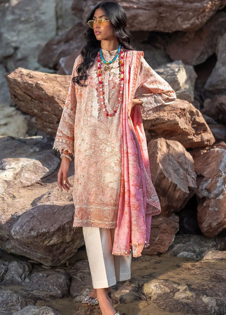Mahay by Sana Safinaz Embroidered Lawn Suits Unstitched 2 Piece SS24MH 9B - Spring Summer Collection