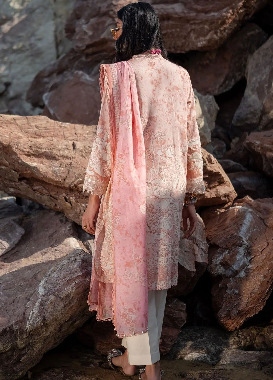 Mahay by Sana Safinaz Embroidered Lawn Suits Unstitched 2 Piece SS24MH 9B - Spring Summer Collection