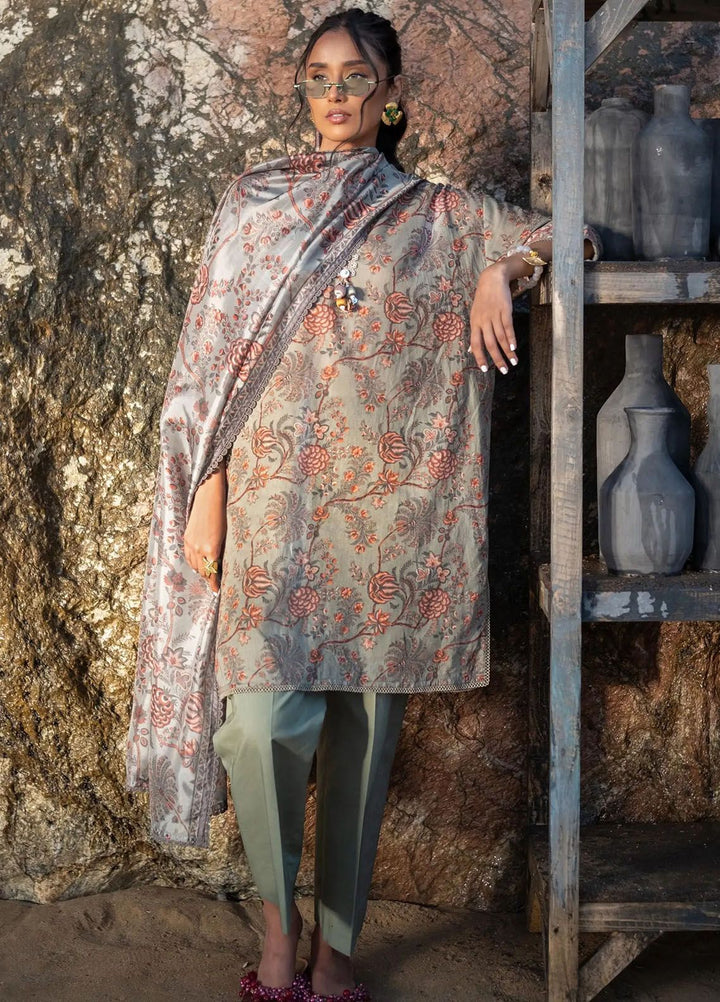 Mahay by Sana Safinaz Embroidered Lawn Suits Unstitched 3 Piece SS24MH 16A - Spring Summer Collection