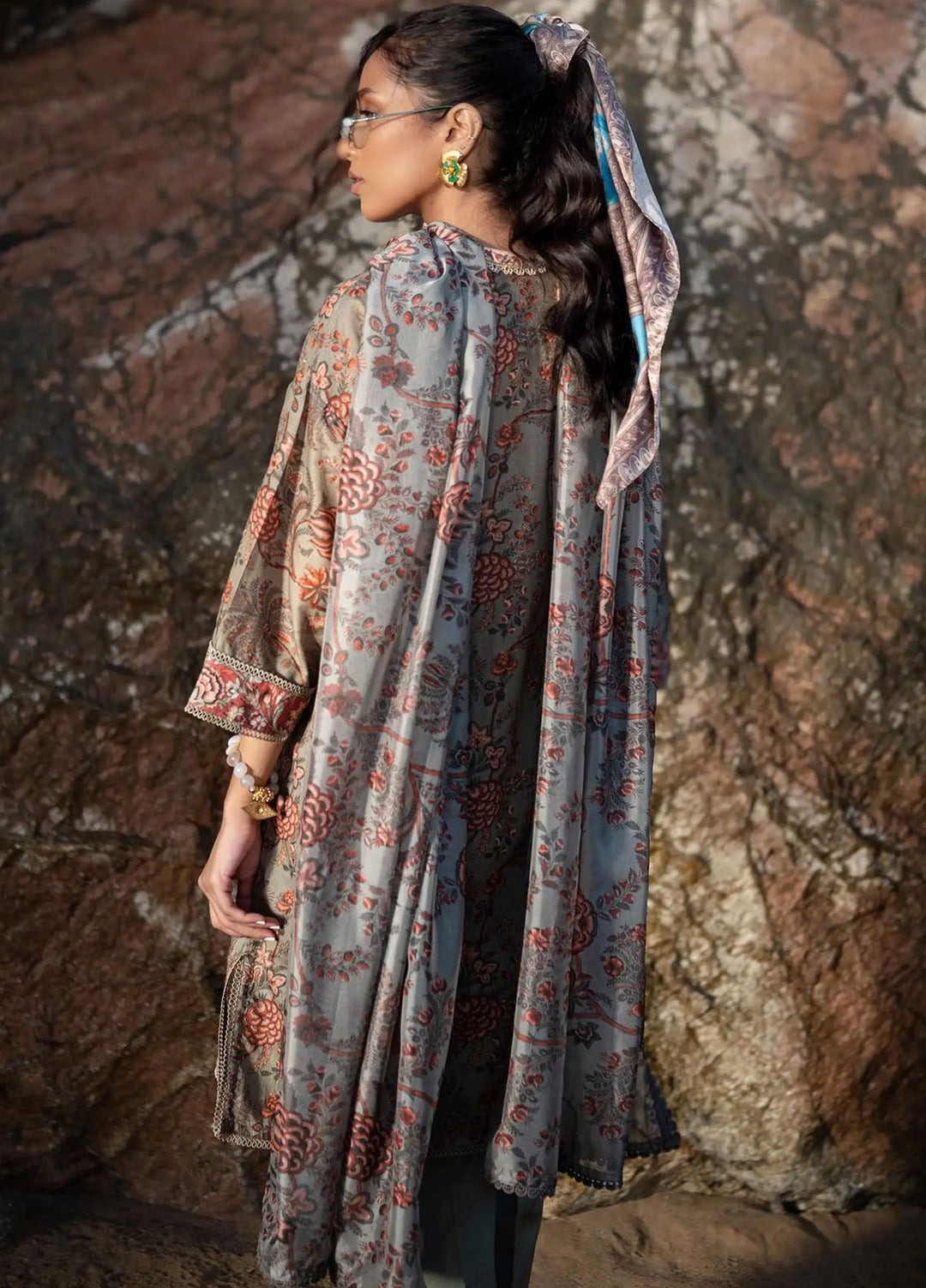 Mahay by Sana Safinaz Embroidered Lawn Suits Unstitched 3 Piece SS24MH 16A - Spring Summer Collection