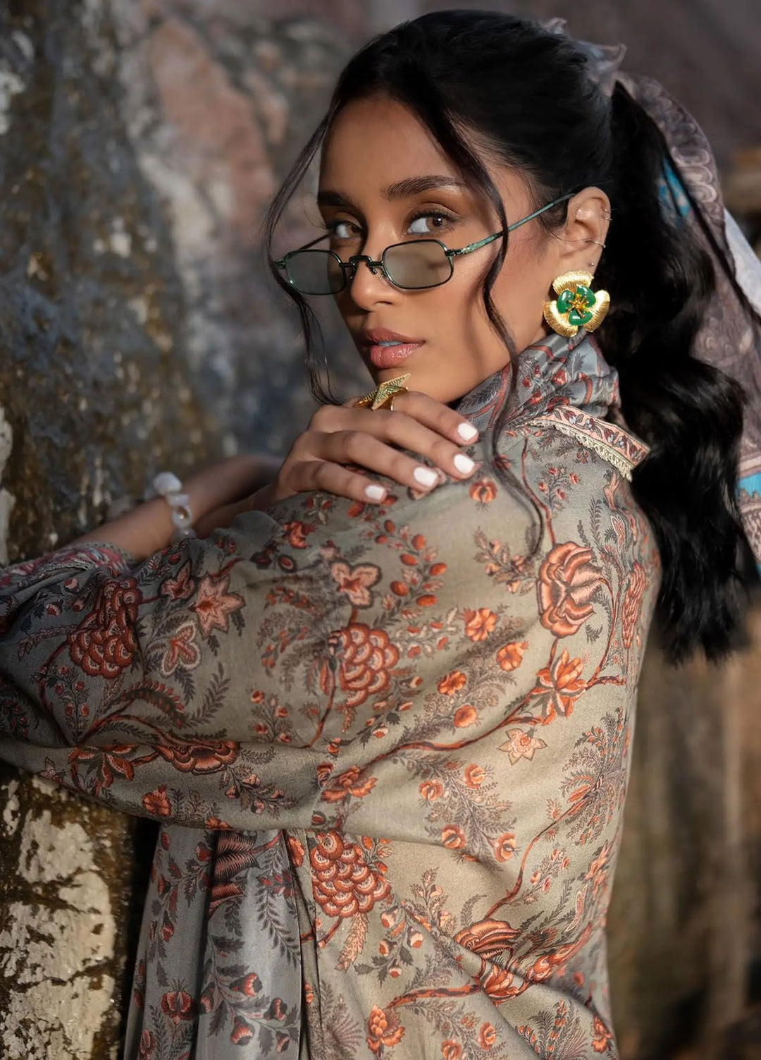Mahay by Sana Safinaz Embroidered Lawn Suits Unstitched 3 Piece SS24MH 16A - Spring Summer Collection