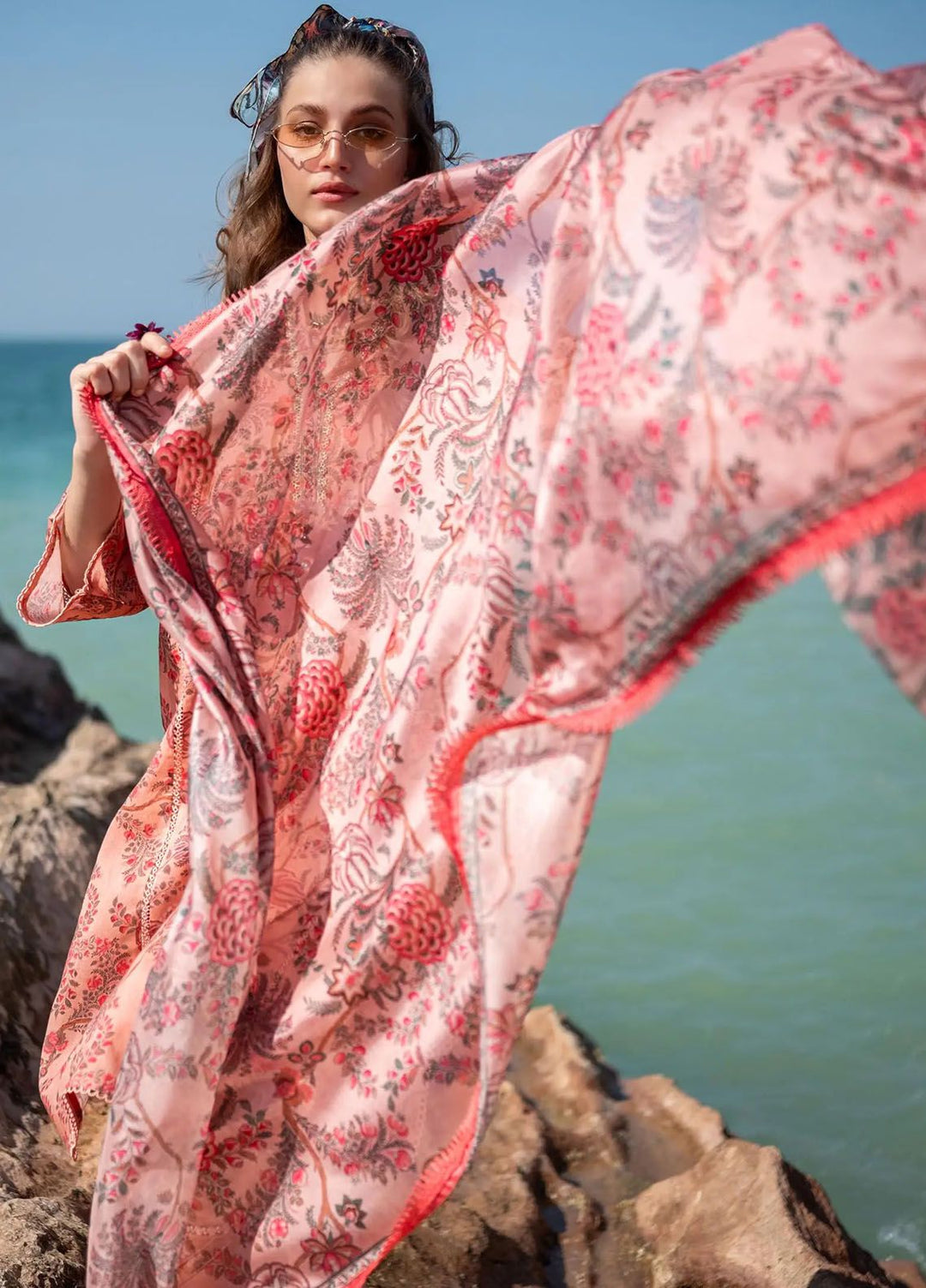 Mahay by Sana Safinaz Embroidered Lawn Suits Unstitched 3 Piece SS24MH 16B - Spring Summer Collection