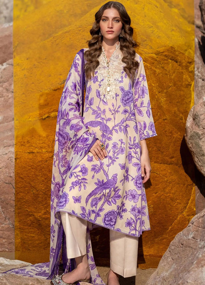 Mahay by Sana Safinaz Embroidered Lawn Suits Unstitched 3 Piece SS24MH 1B - Spring Summer Collection